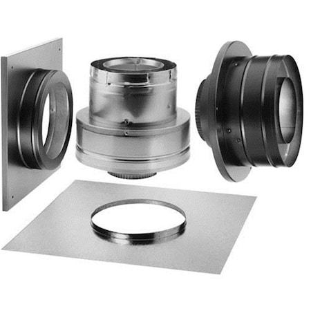 Dura-Vent Dura-Vent 46DVA-KMC 4" x 6-5/8" Galvanized Masonry Chimney Conversion Kit 46DVA-KMC